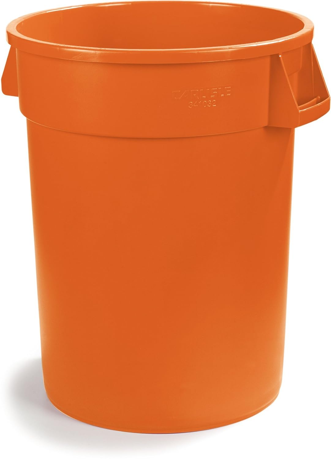10 Gallon Orange Round Waste Container Pack of 2 D20903