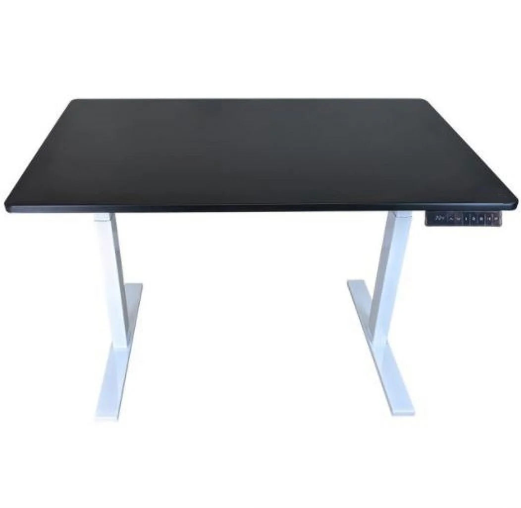 White 52 in. Adjustable Standing Desk T730