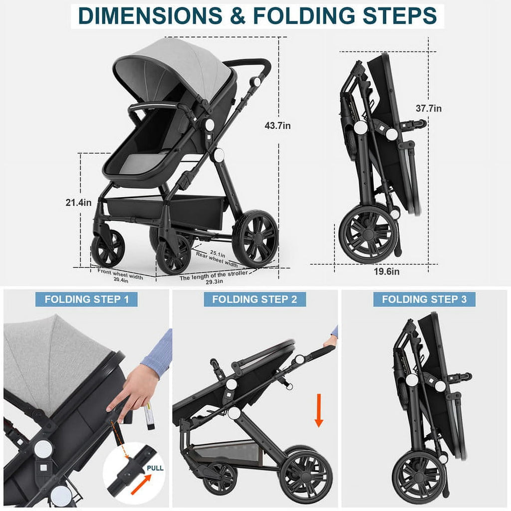 Foldable Baby Stroller Q843
