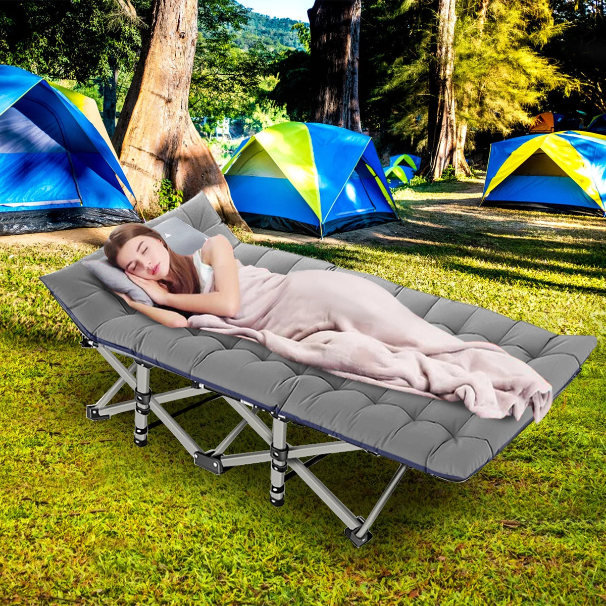 75" Folding Bed with Mattress and Carry Bag Z6038