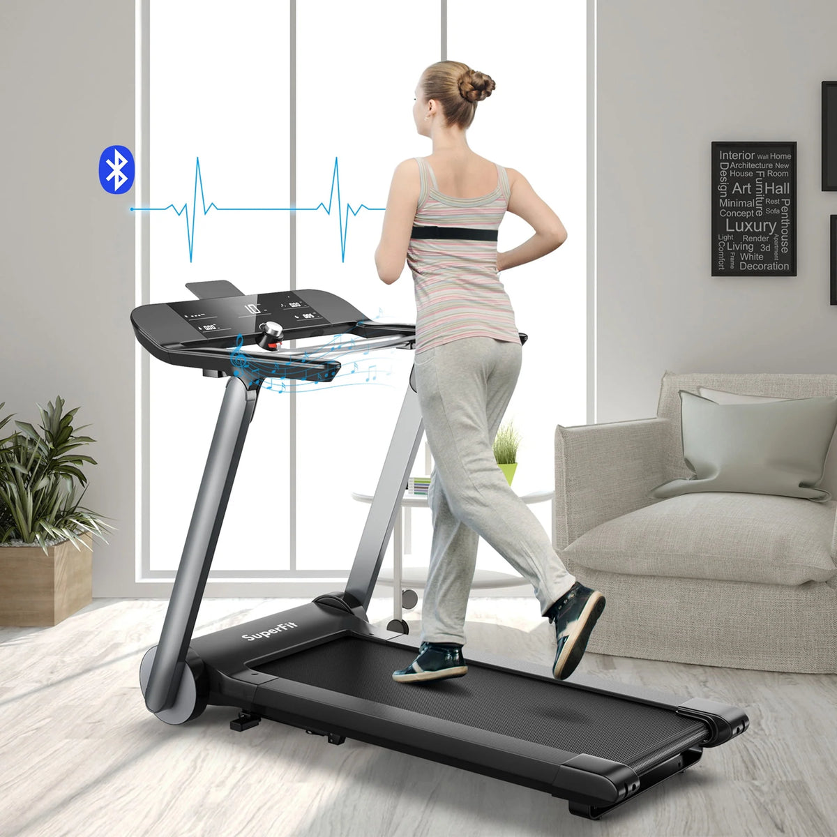 Electric Folding Treadmill F64216