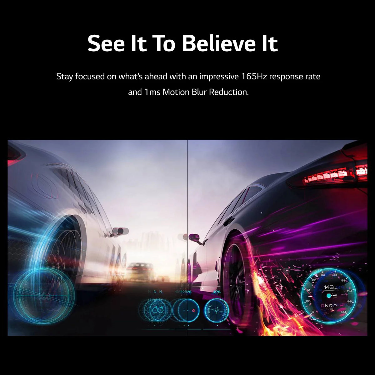 24” FHD 165Hz Gaming Monitor Black E14388