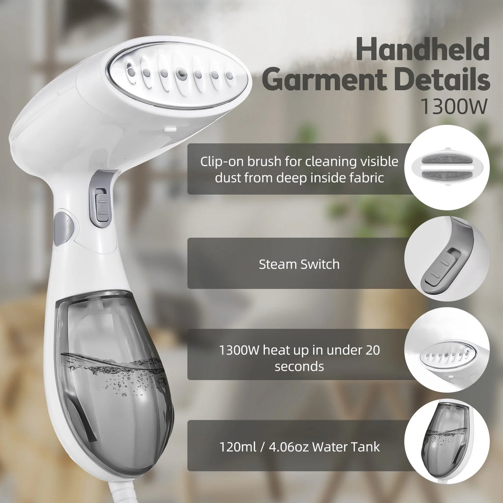 Foldable Handheld Clothing Steamer 1300W N907