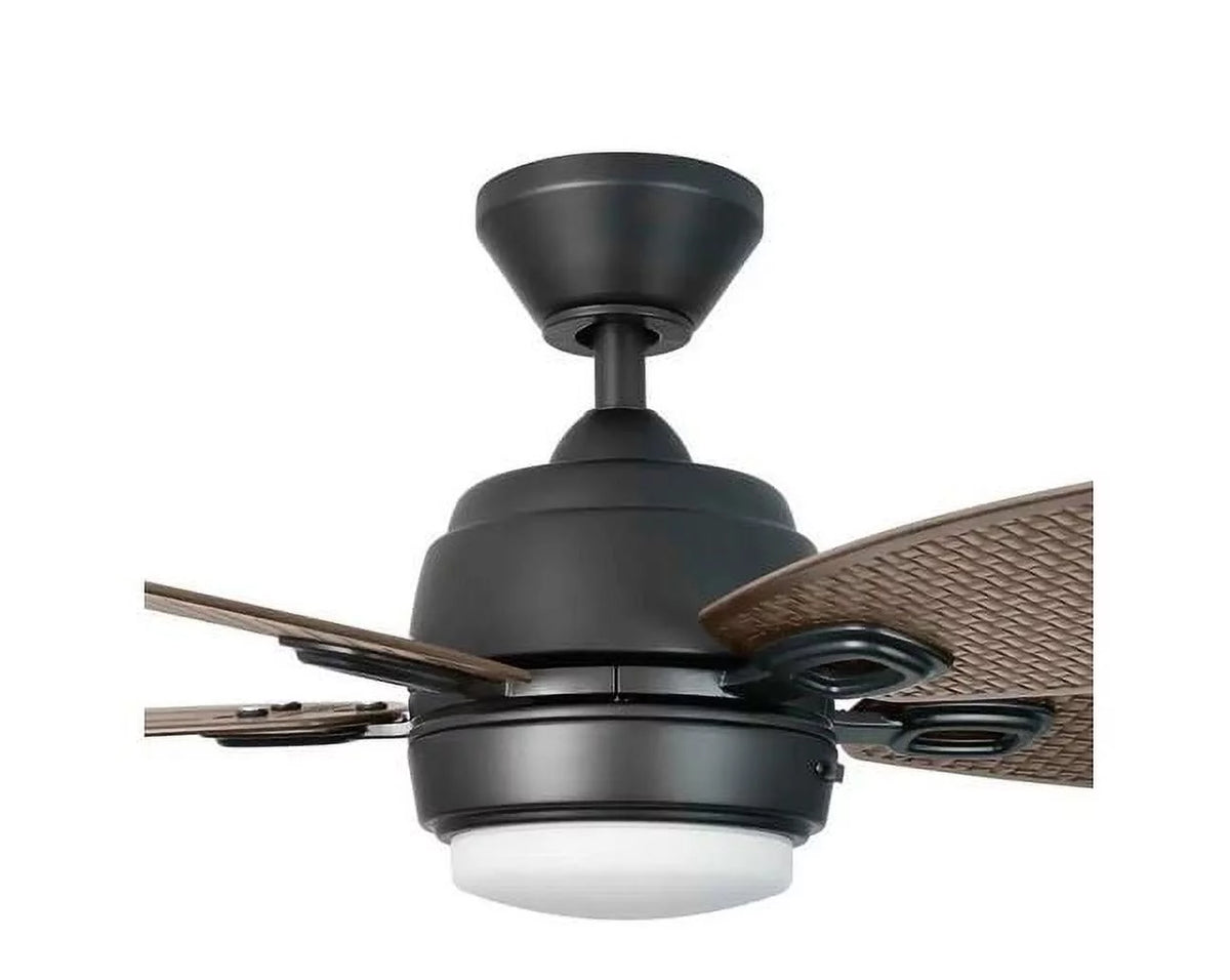 White LED Outdoor Ceiling Fan with Light C2468