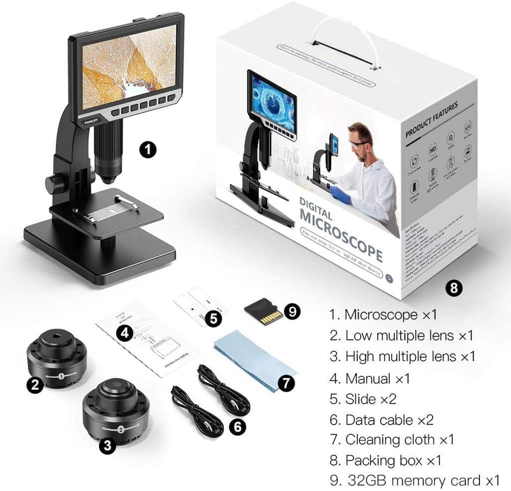 LCD Digital Microscope 2000X 12MP C83603