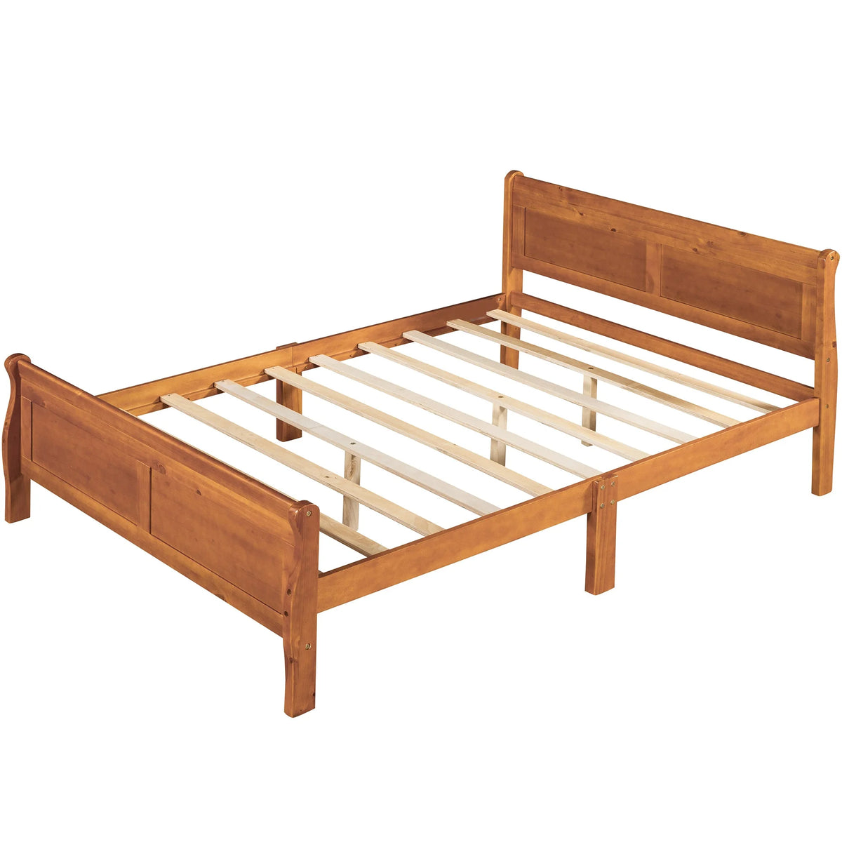 Full Size Wood Platform Bed R3949