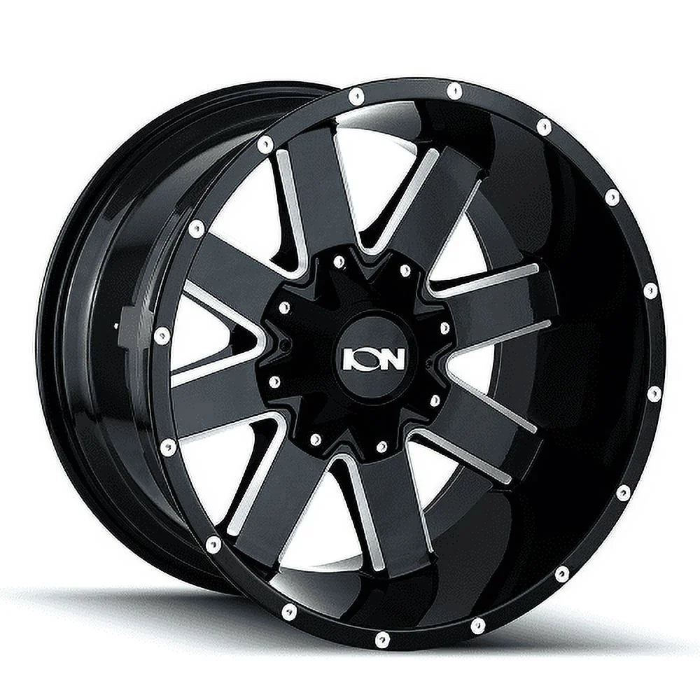 20X9 6X135/6X139.7 Gloss Black Milled E9123