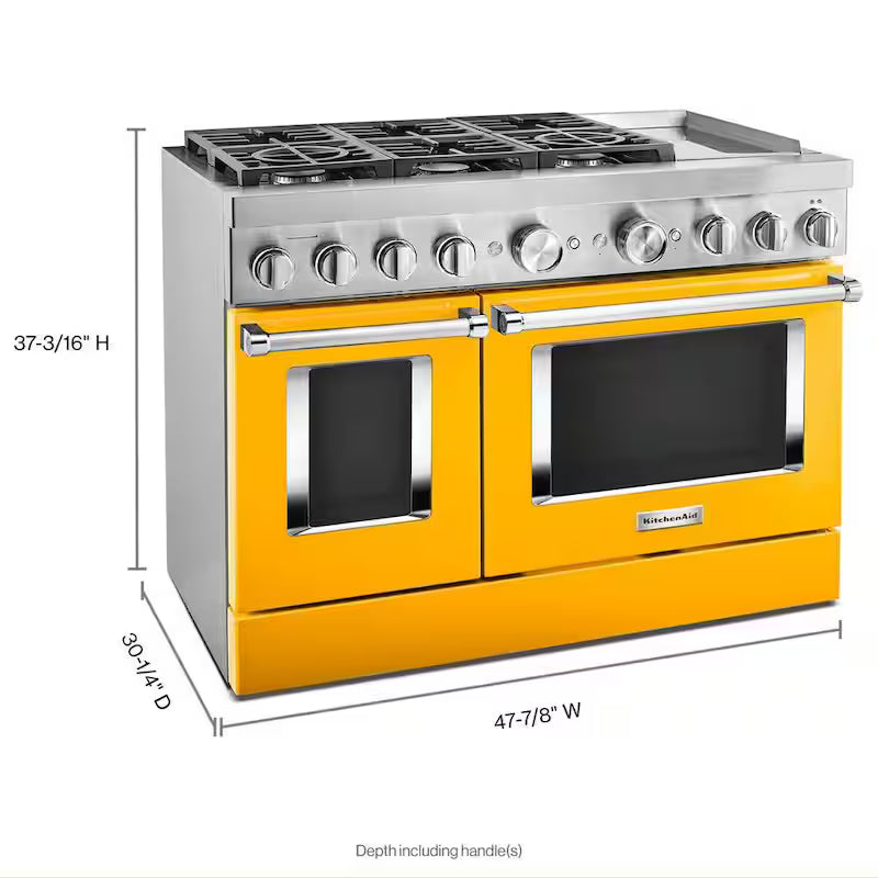 6.3 cu. ft. Smart Double Oven Dual Fuel Range with True Convection I56405