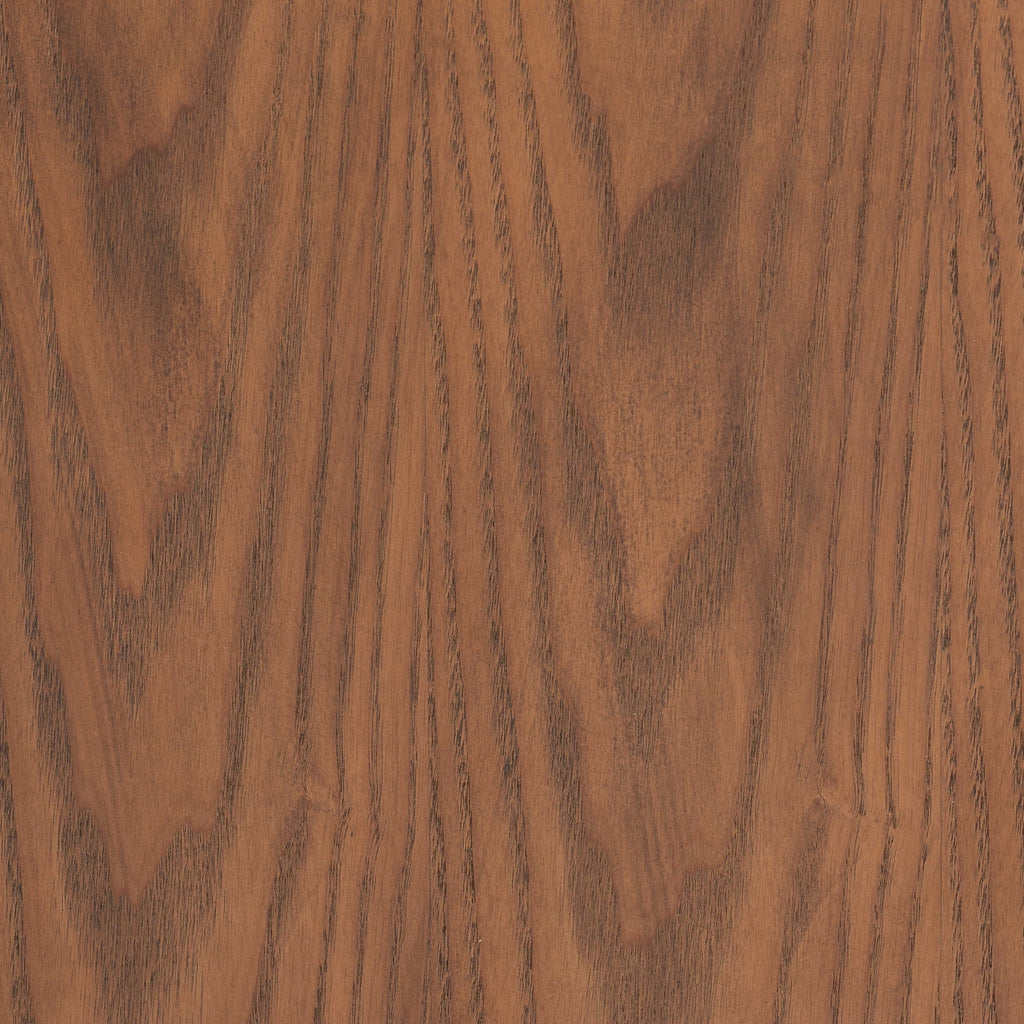 Ash Walnut Finished Wood 2-Drawer Nightstand V6344