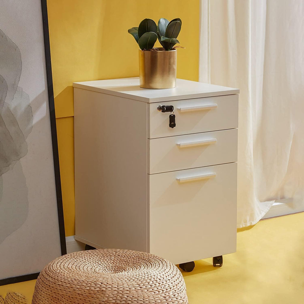 3 Drawer Under Desk Filing Cabinet with Lock R896707