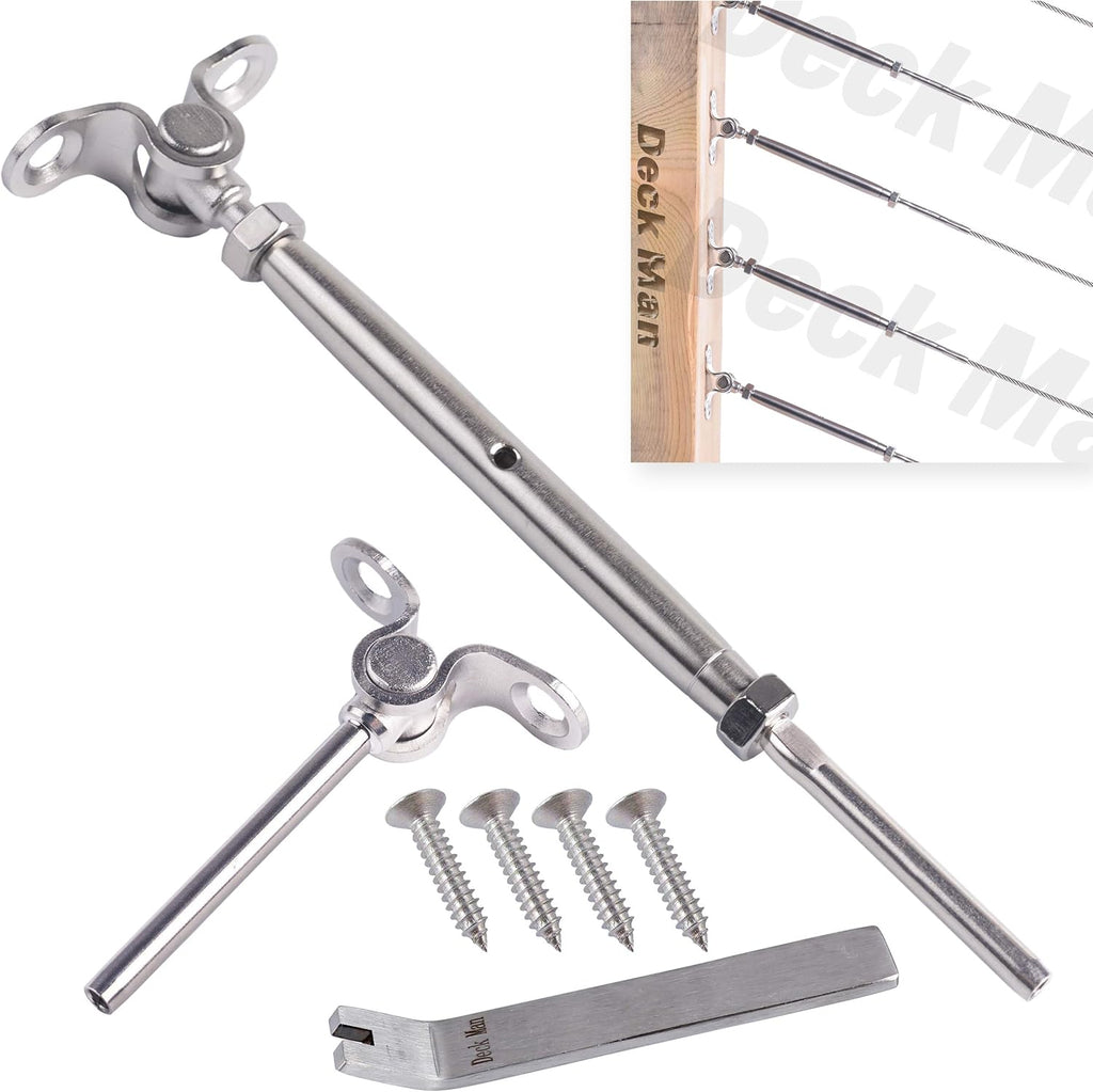T316 Stainless Steel Adjustable Angle Cable Railing Kit 10 Pack M17691