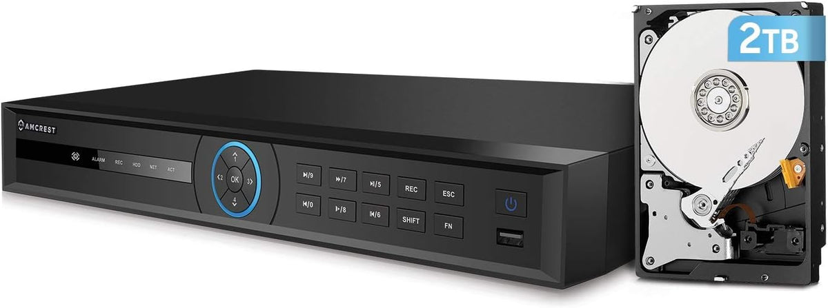 8-Channel AI NVR with 8-Port PoE P71613