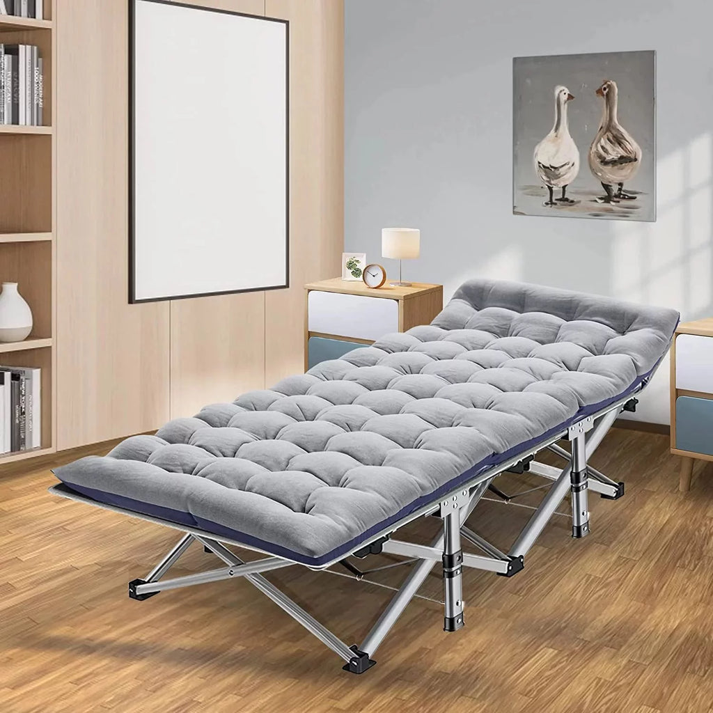 75" Folding Bed with Mattress and Carry Bag Z6038