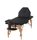 3 Fold Black Portable Massage Table N321