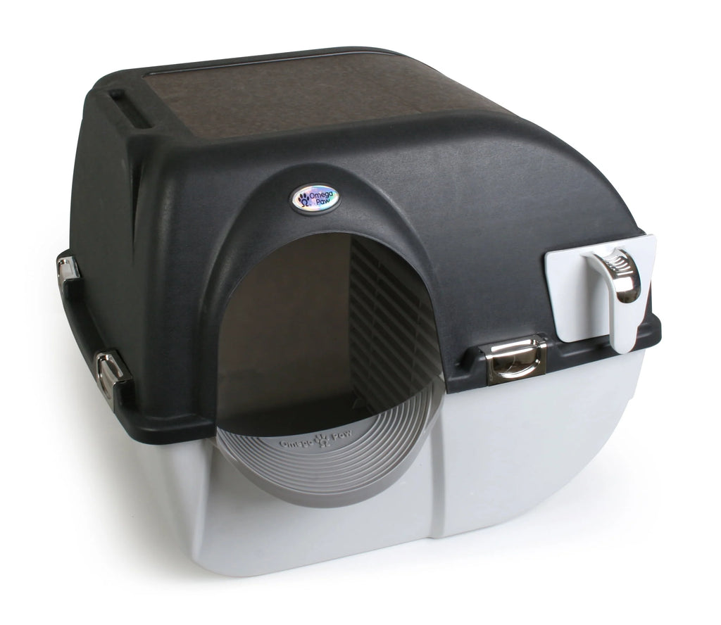 Black Self-Cleaning Litter Box N2438