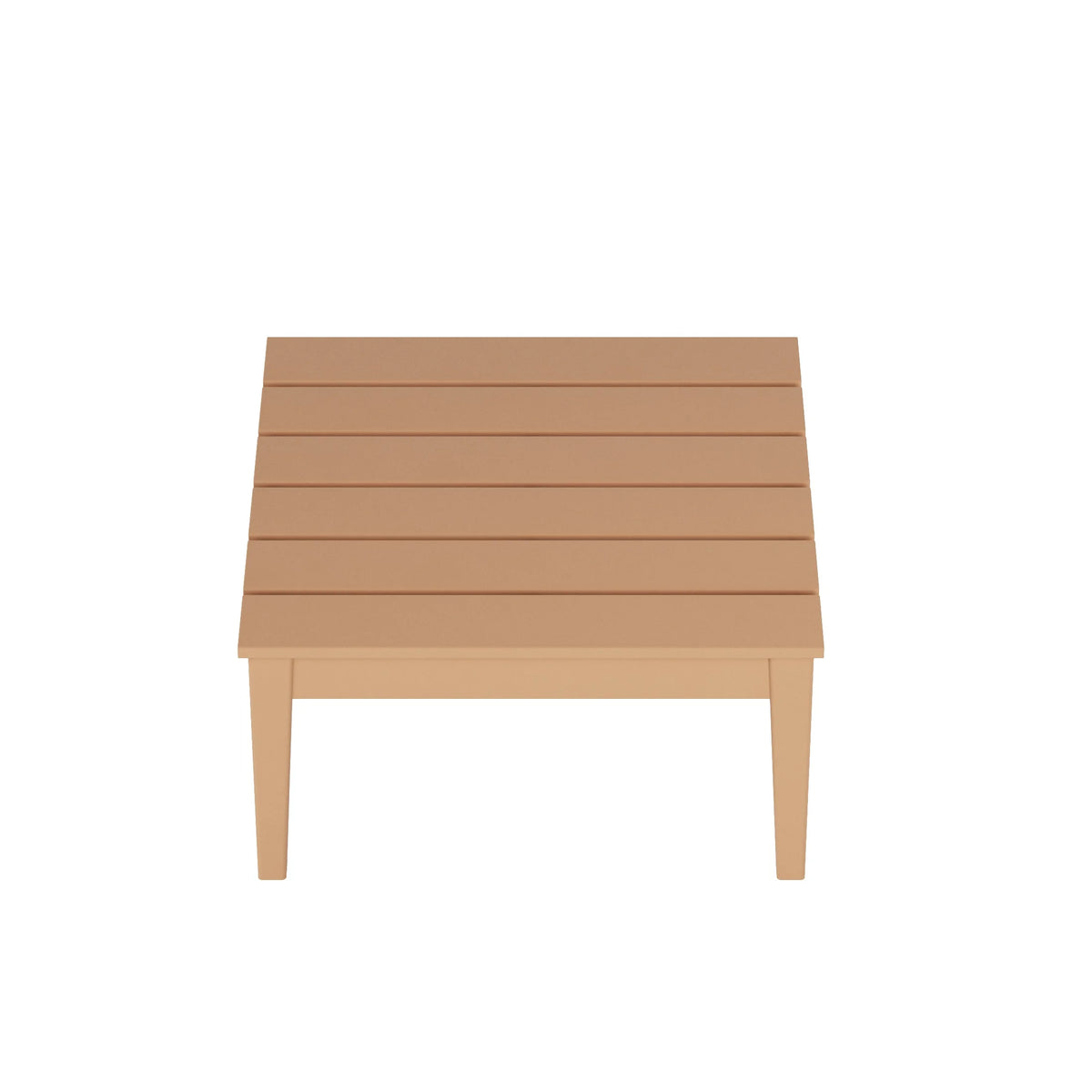 Black All Weather Poly Lumber Outdoor Coffee Table A210
