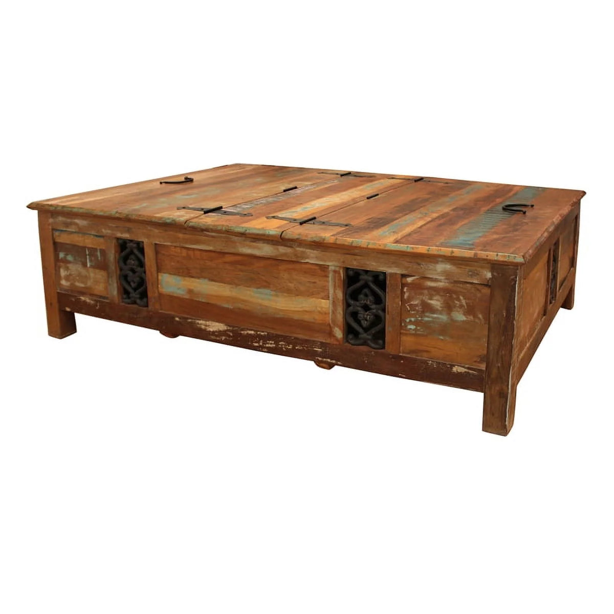 60" Reclaimed Solid Wood Cocktail Table M7294