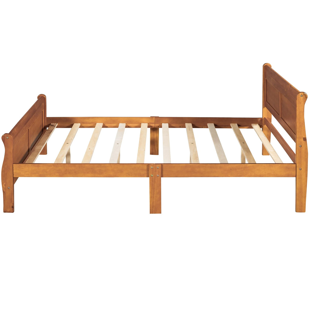 Full Size Wood Platform Bed R3949