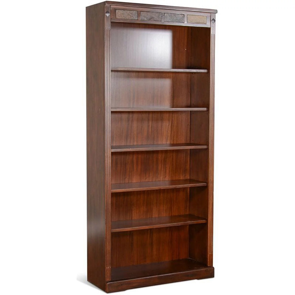 72" Traditional Wood Bookcase U7502
