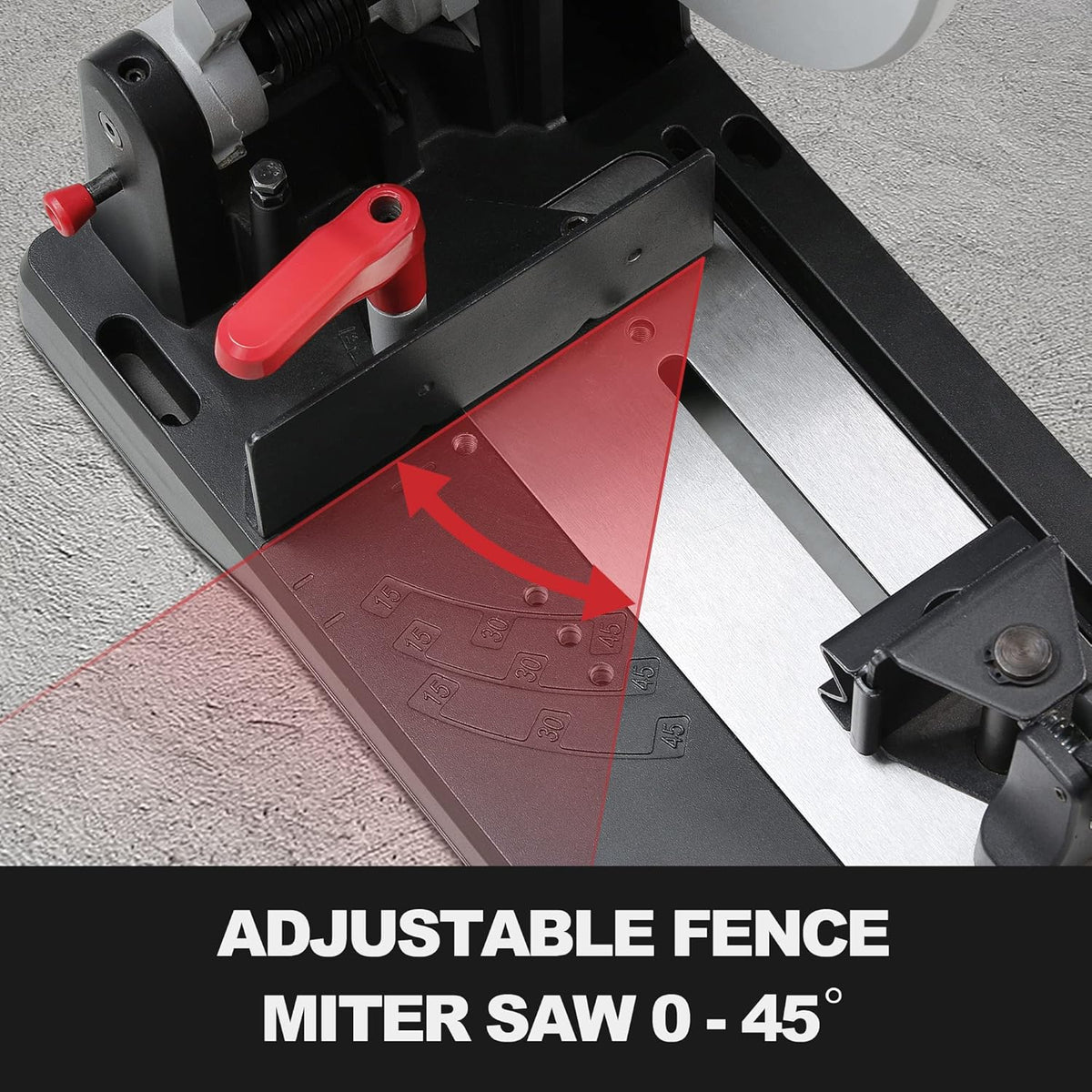 15 Inch Metal Cutting Chop Saw with 14-Inch Carbide-Tipped Blade I13834