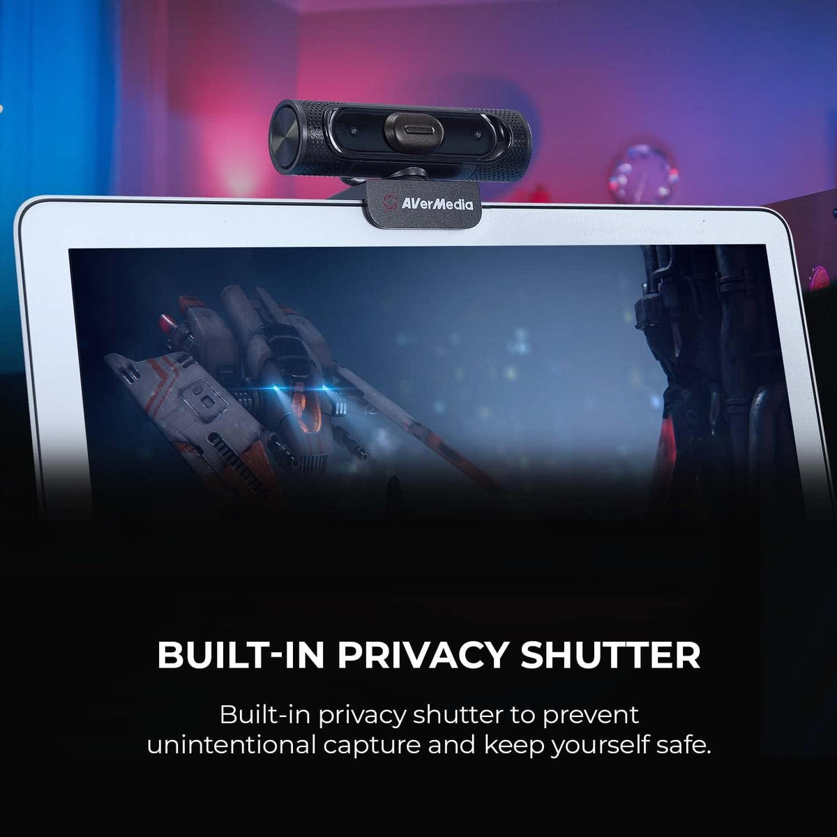 Full HD 1080p 60fps USB Webcam with Privacy Shutter P6880