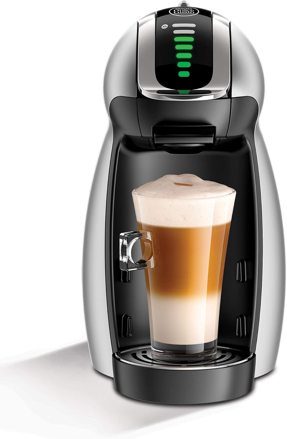 Silver Espresso Cappuccino and Latte Pod Coffee Machine O179