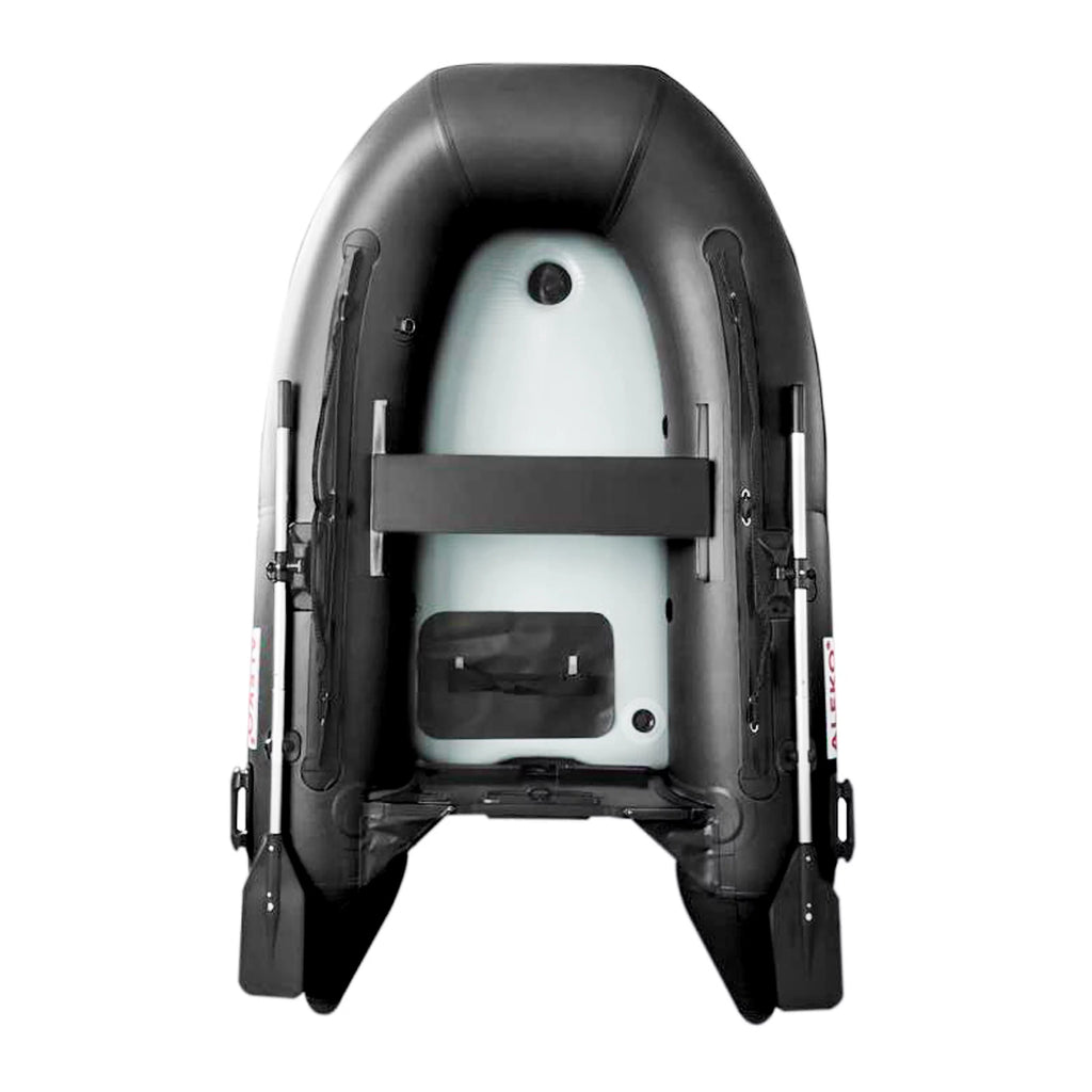 Inflatable Air Floor Fishing Boat 8.4 Foot Black N586