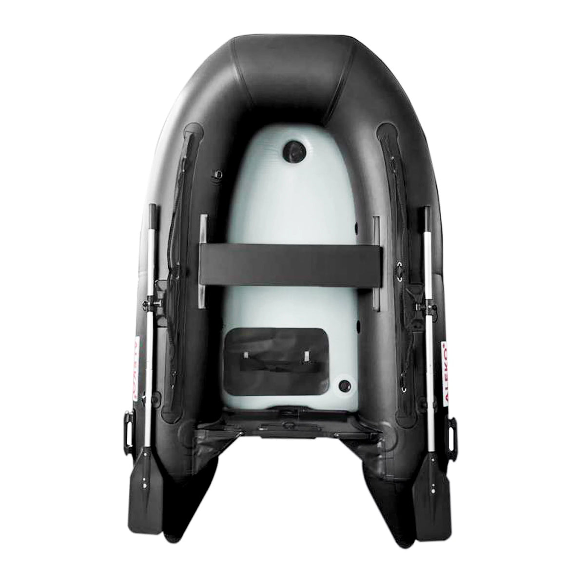 Inflatable Air Floor Fishing Boat 8.4 Foot Black N586