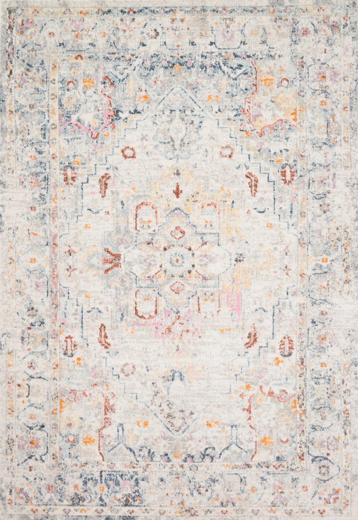 Lt Grey Multi Rug M94354