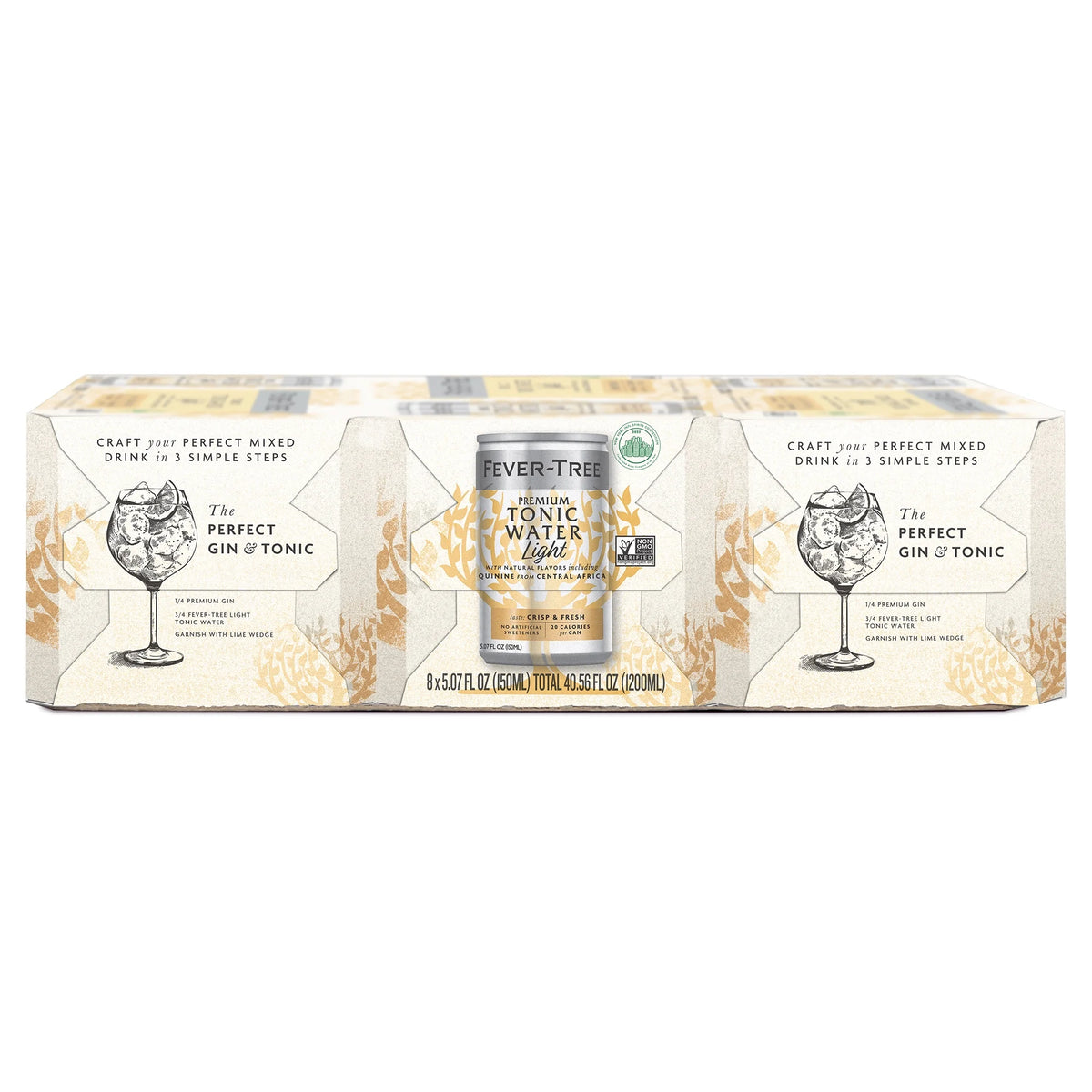 Light Indian Tonic Cans 5.07 Fl Oz 24 Pack T466
