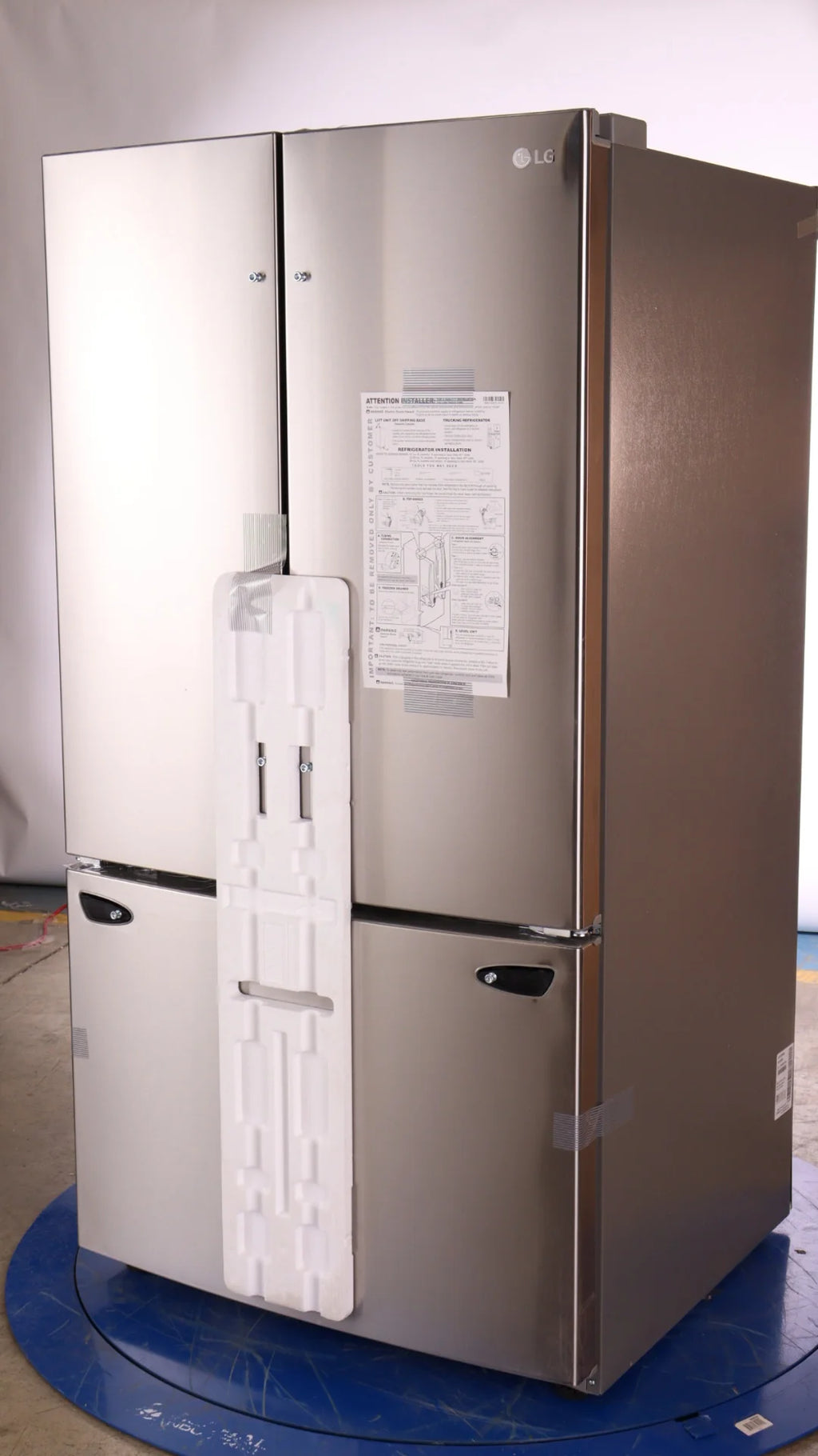36 in. 29 cu. ft. Stainless Steel French Door Refrigerator W89835