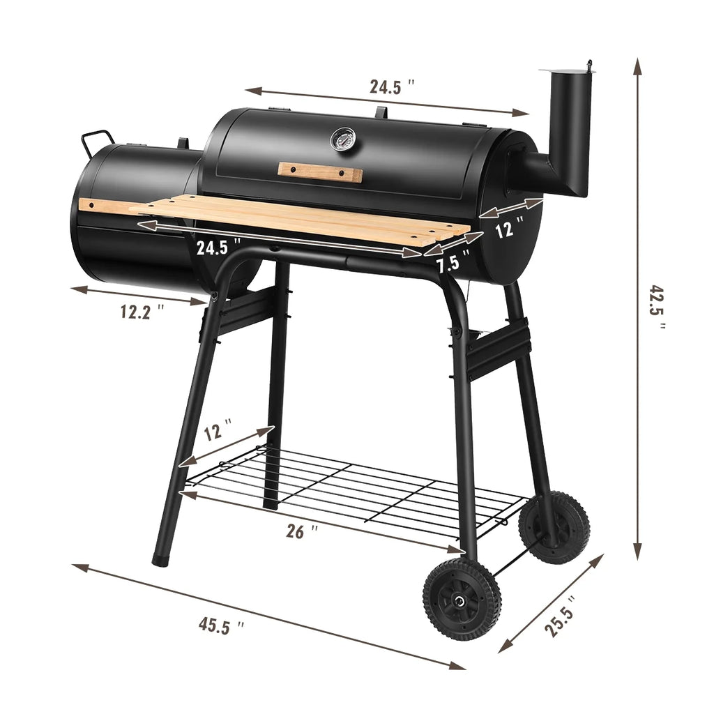 Outdoor BBQ Charcoal Grill Smoker O99710