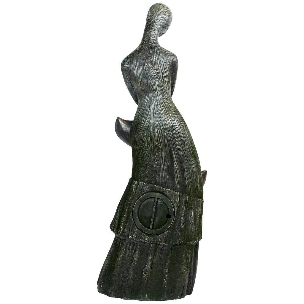 39" Lighted Outdoor Garden Water Fountain L1664
