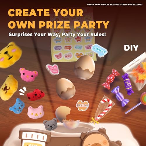 Claw Machine for Kids with Plush and Squishy Prizes L40303