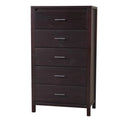 5 Drawer Chest in Espresso Finish G4851