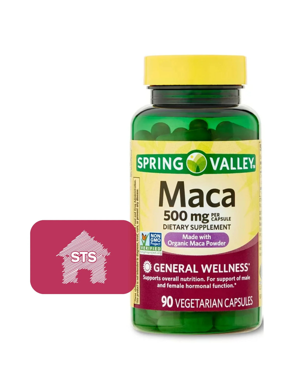 500mg Maca Root Capsules U577