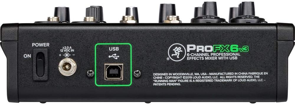 6-Channel Mixer with Built-In FX and Bag K3855