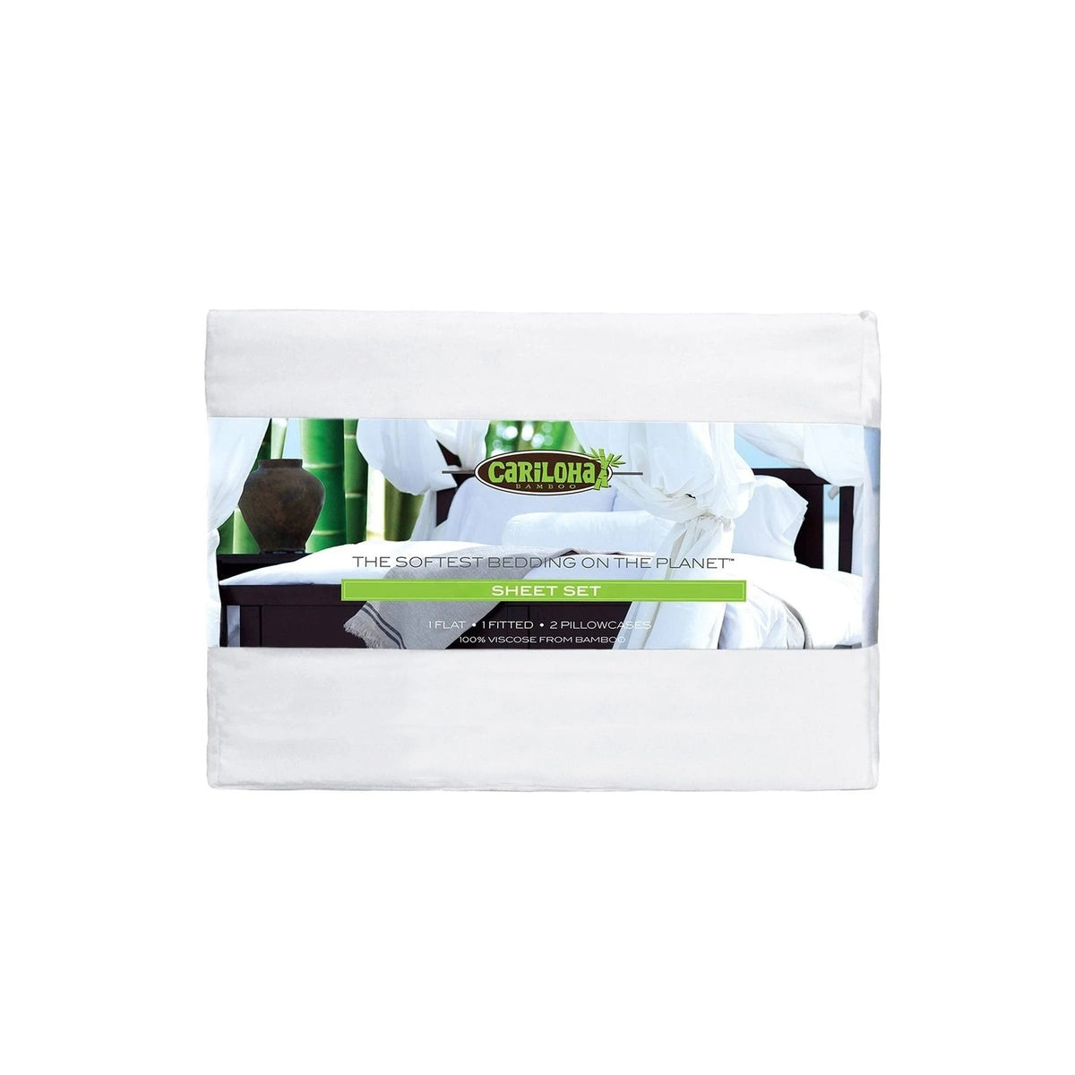 Viscose from Bamboo 4-Piece Split King Bed Sheet Set F7632
