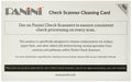 Check Scanner Cleaning Card 15/Box S806832
