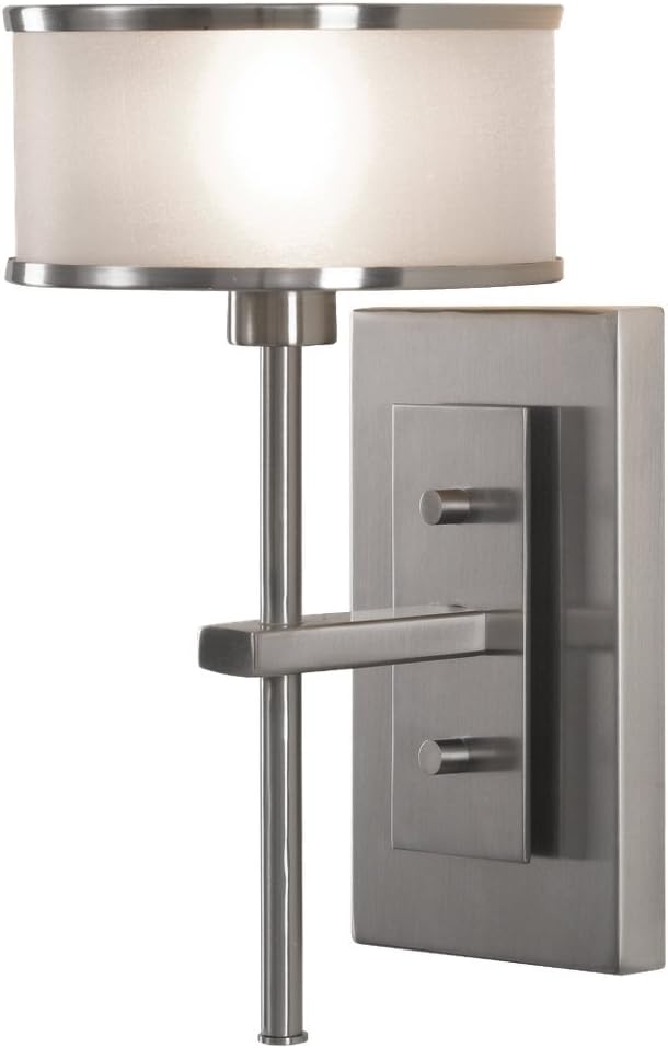 One Light Wall Sconce Brushed Steel N7824