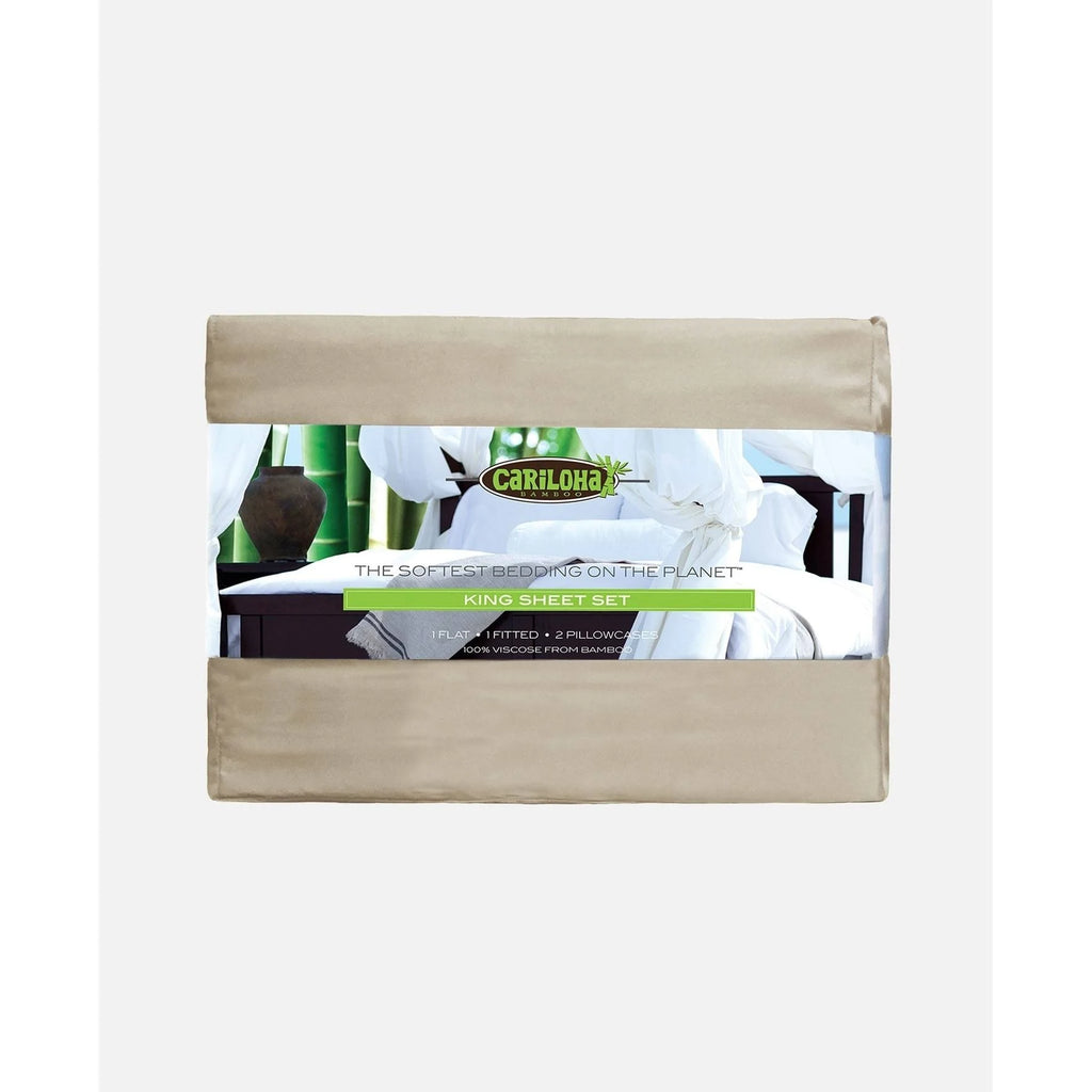 Viscose from Bamboo 4-Piece Split King Bed Sheet Set F7632