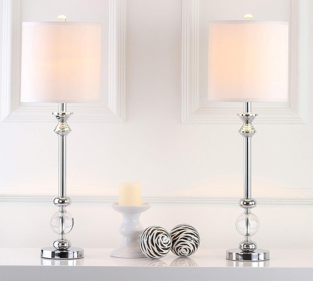 Crystal Candlestick 31-inch Table Lamp Set of 2 C312