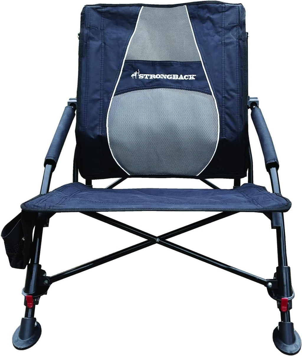 Heavy Duty Portable Recliner Beach Chair with Lumbar Support Z48095