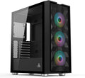Mint Green Computer Case Mid Tower with LED Fans L660