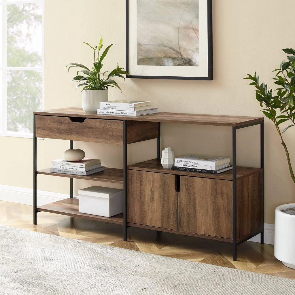 58-inch Dark Walnut Sideboard D9281