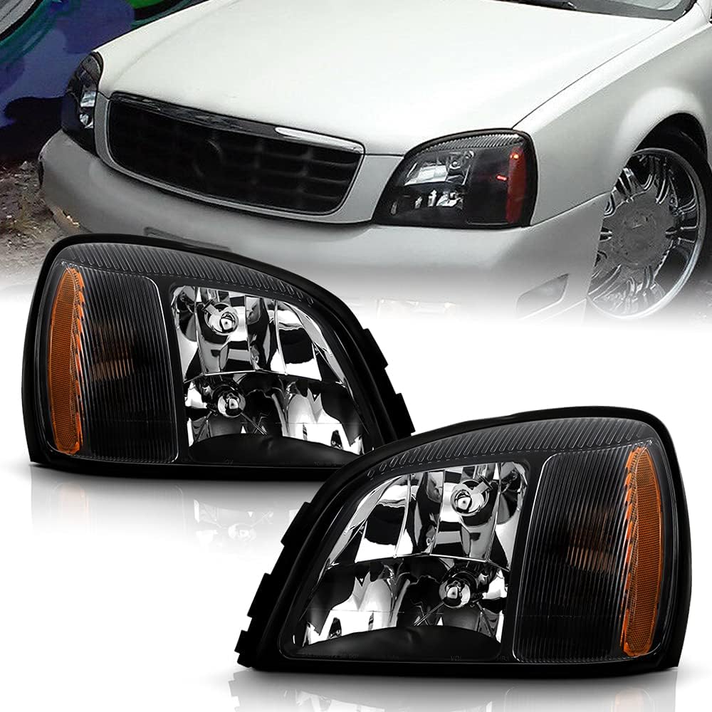 Black Headlights Driver + Passenger Side F141963