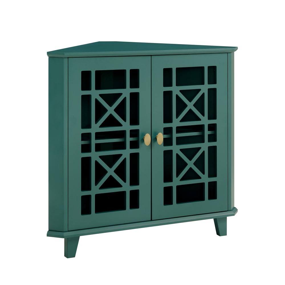 Black Corner Accent Cabinet R40017
