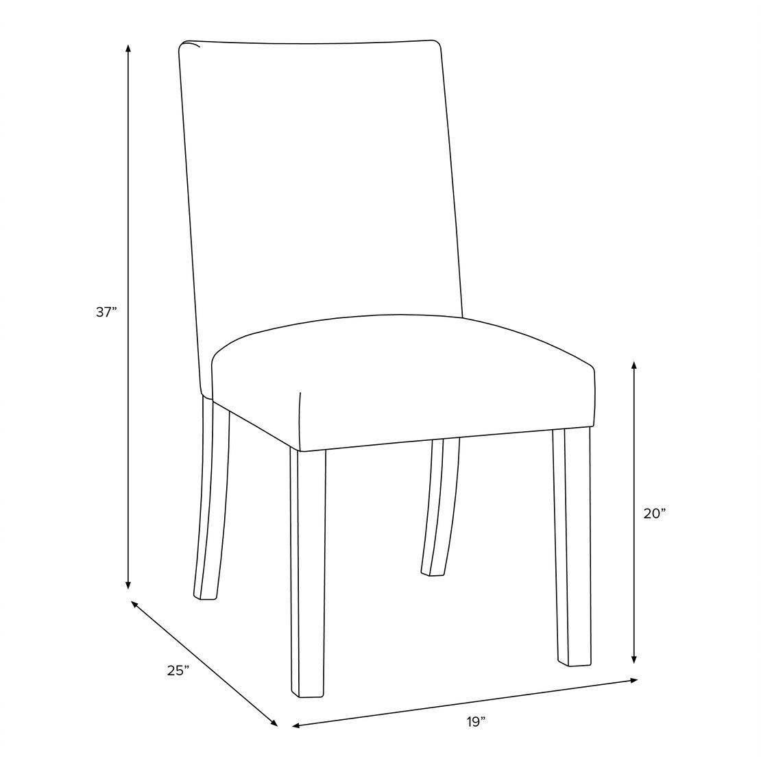 Dining Chair in Geometric Weave D26164