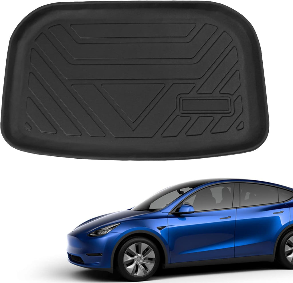 Tesla Model Y Trunk Mats Cargo Liners Floor Mats All Weather F95310