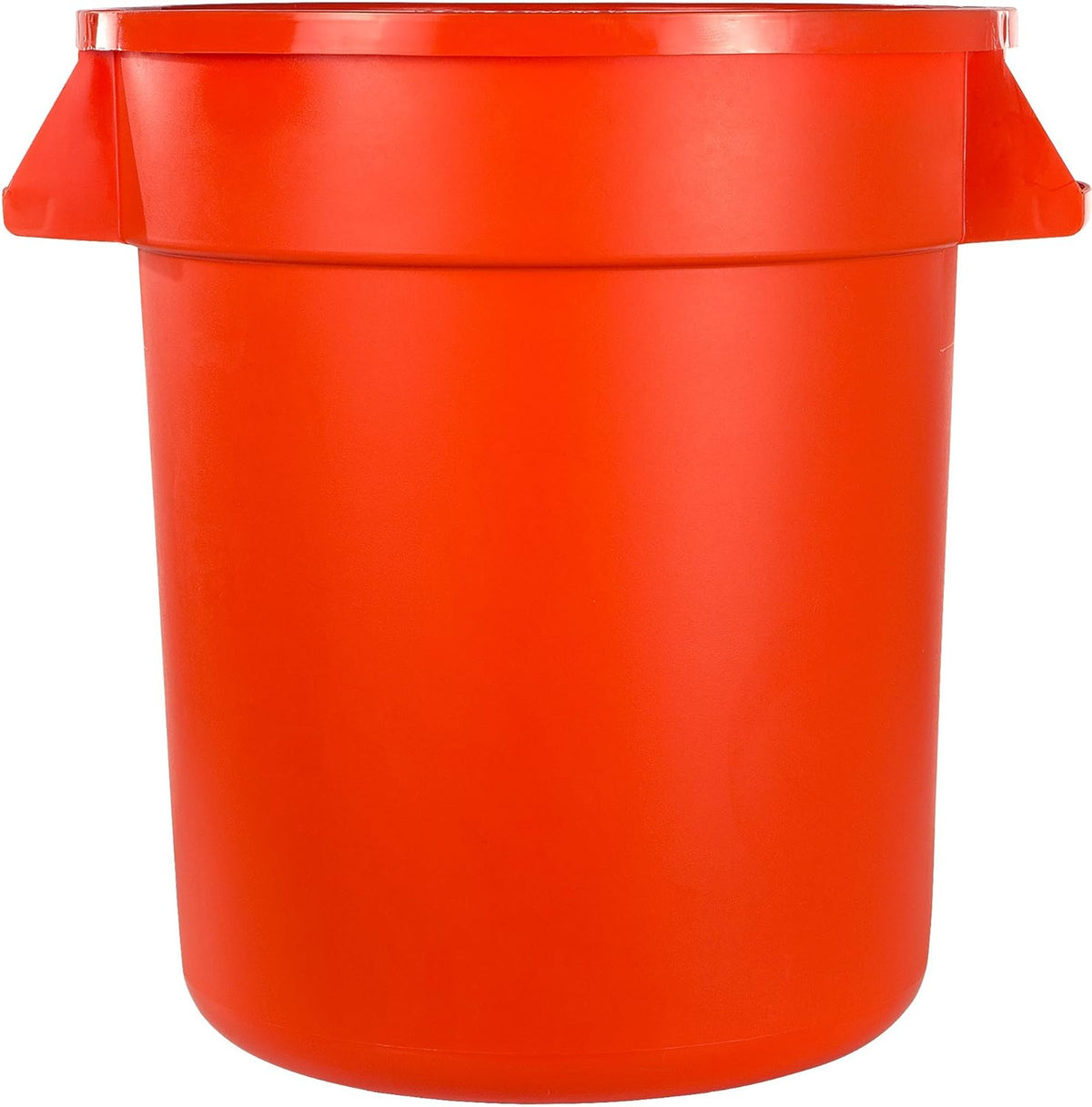 10 Gallon Orange Round Waste Container Pack of 2 D20903